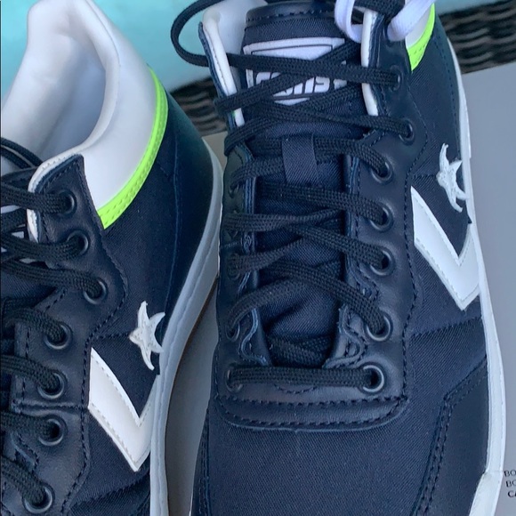 CONVERSE FASTBREAK PRO MID OBSIDIAN/WHITE/ MENS - Picture 9 of 16